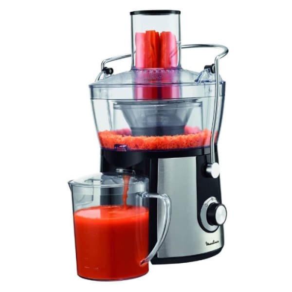 Centrifugeuse MOULINEX Juice Express 800W - Noir & Inox (JU550D10) Centrifugeuse MOULINEX Juice Express 800W - Noir & Inox (JU550D10)